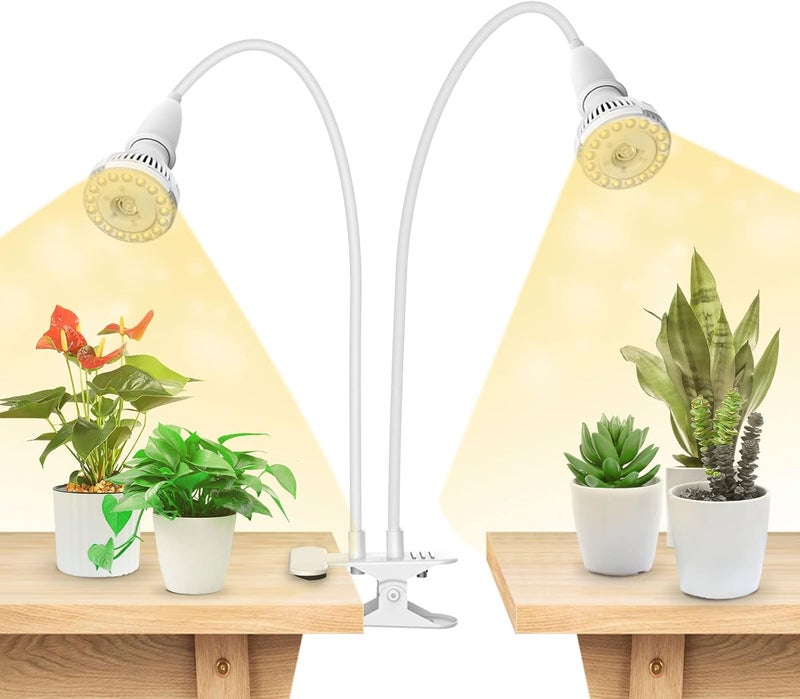 Sansi أضواء نمو LED للنباتات الداخلية، 300 واط ضوء نمو مع طيف كامل وقابل للتثبيت مع تقنية السيراميك، 20 واط ضوء نباتات للنمو الداخلي بارتفاع PPFD، استبدال المصباح مجانًا مدى الحياة باللون الأبيض، بدون مؤقت - Image 1